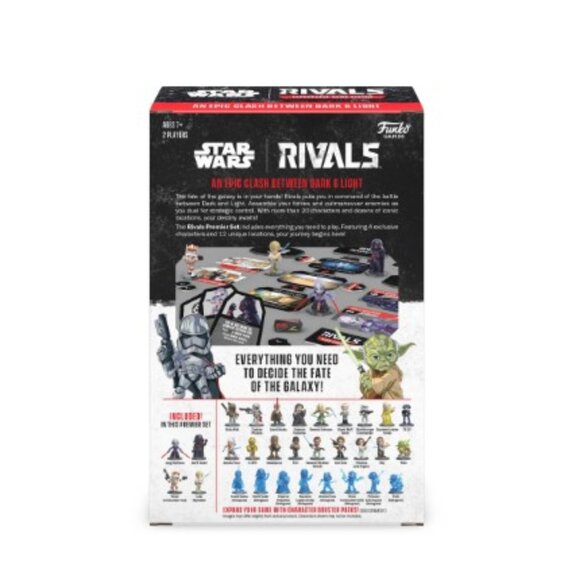 Funko Star Wars Rivals Expandable Card Game, Premier Set Two Player Expandable - Picture 2 of 3
